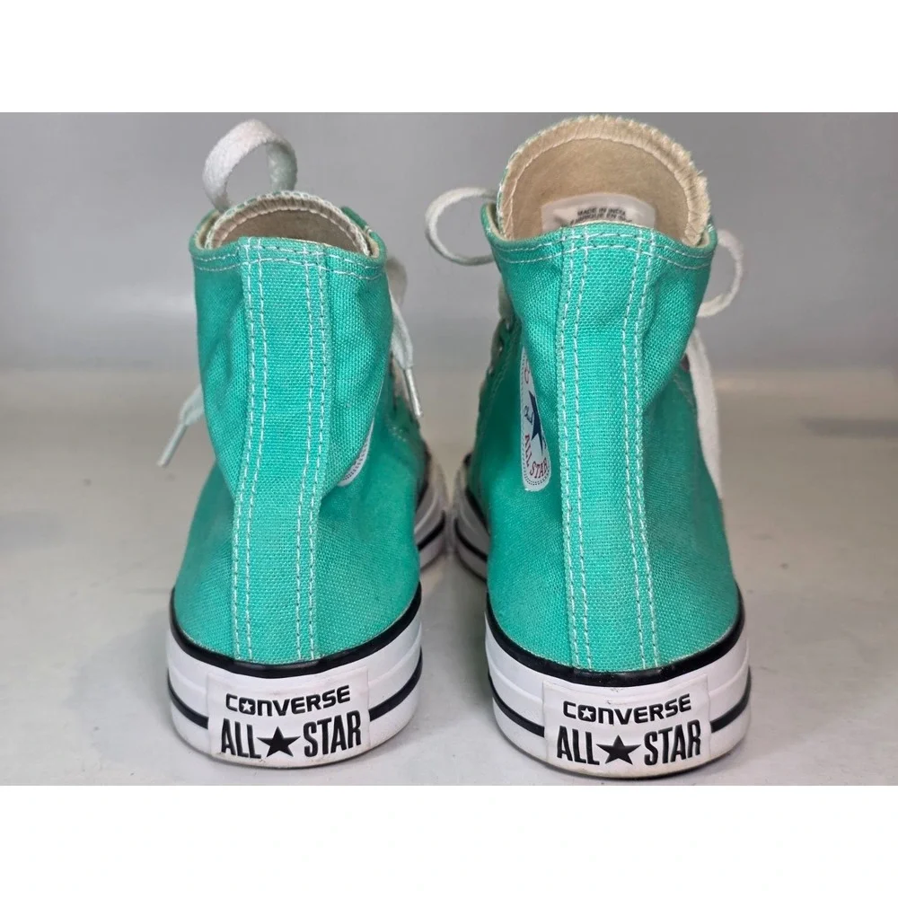 Converse Chuck Taylor All Star Men's Sneakers Size 4 Women's 6 Teal Hi Top Shoes - Picture 12 of 15